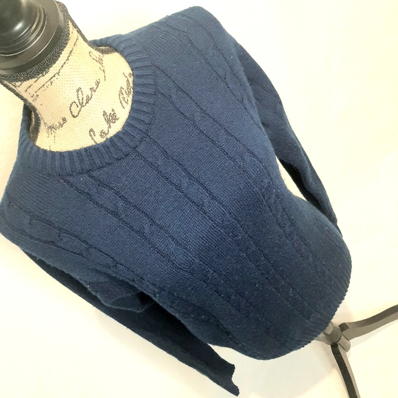 Women's Studio 33 Blue Knit Acrylic Sweater Medium - Picture 5 of 7